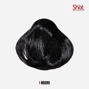 Kolor Shot Professional Hair Color Cream - Shade 1 Negro (Black) - 3.2 oz / 90g